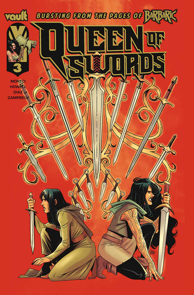 Queen Of Swords Barbaric Story #3 Cover A Howell (Mature)