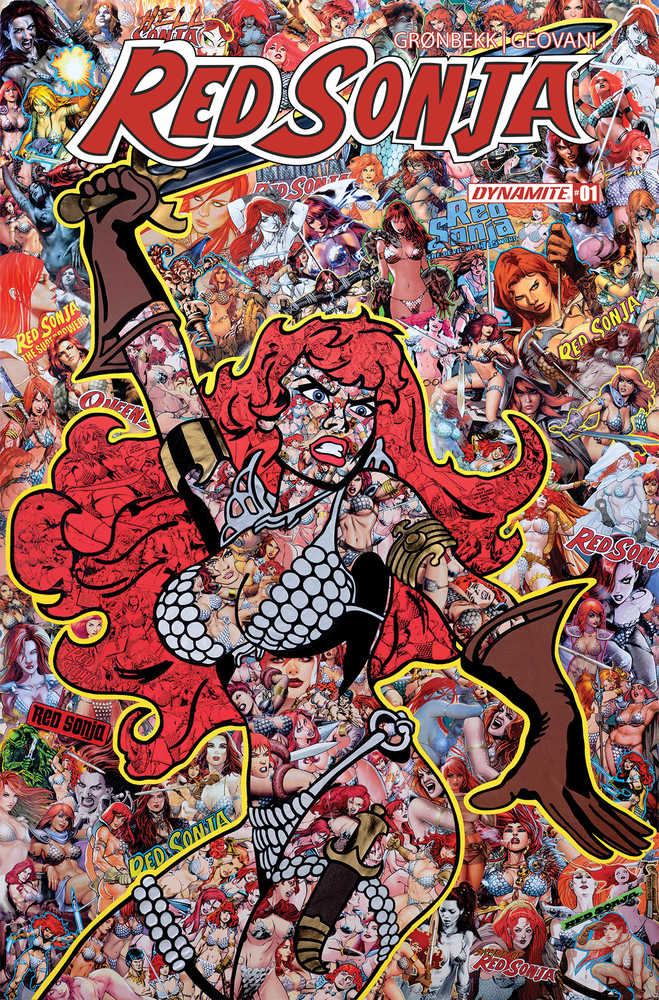 Red Sonja 2023 #1 Cover F Collage