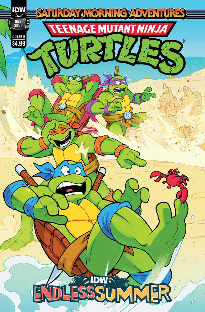 Idw Endless Summer--Teenage Mutant Ninja Turtles: Saturday Morning Adventures Variant B (Lawrence Connected Cover)