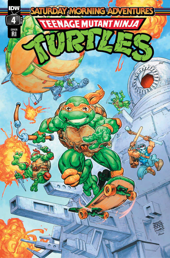 Teenage Mutant Ninja Turtles: Saturday Morning Adventures (2023-) #4 Variant Ri (10) (Williams)