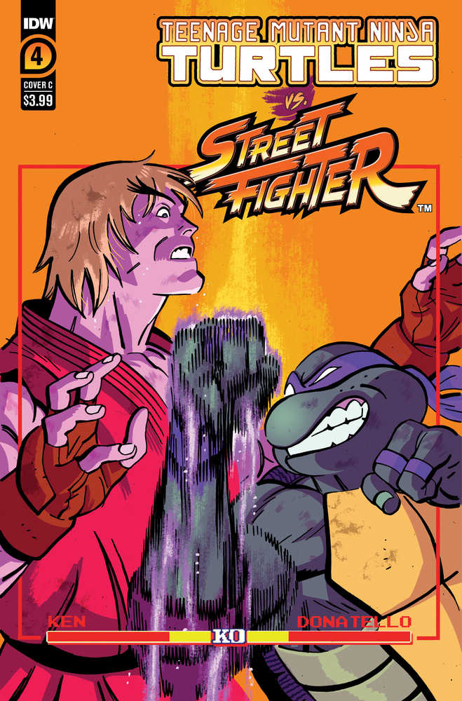 Teenage Mutant Ninja Turtles vs. Street Fighter #4 (Of 5) Cover C Reilly