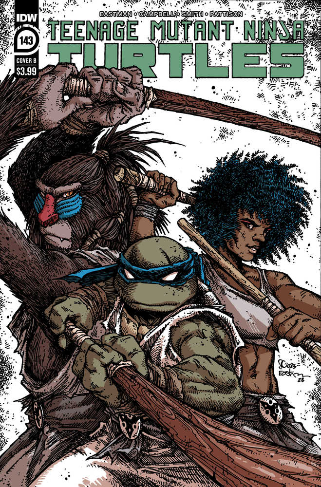 Teenage Mutant Ninja Turtles Ongoing #143 Cover B Eastman