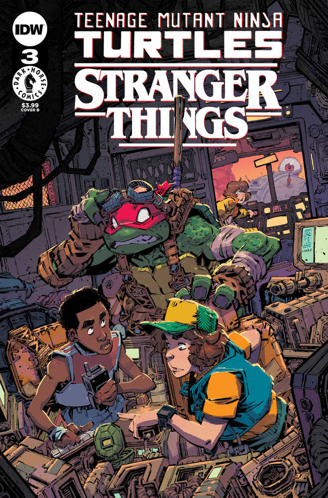 Teenage Mutant Ninja Turtles X Stranger Things #3 Cover B Corona