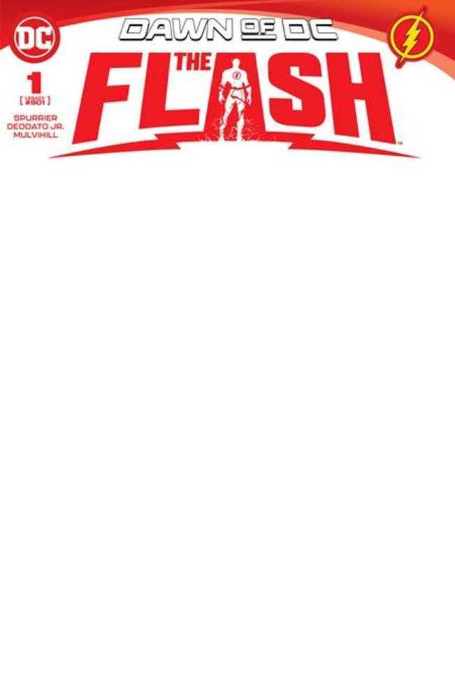 Flash #1 Cover E Blank Card Stock Variant