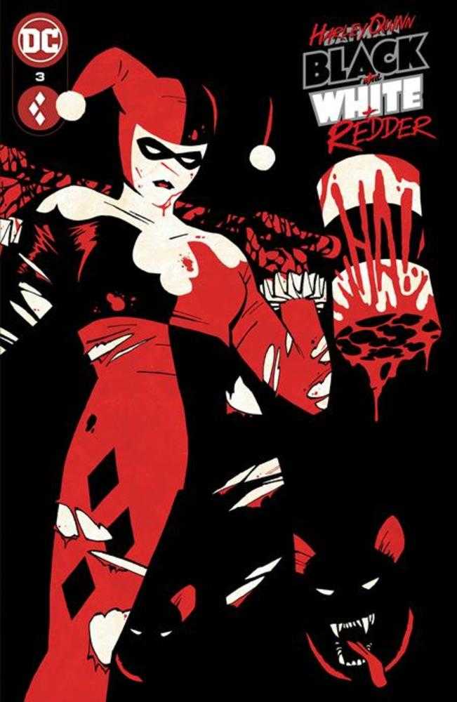 Harley Quinn Black White Redder #3 (Of 6) Cover A Cliff Chiang