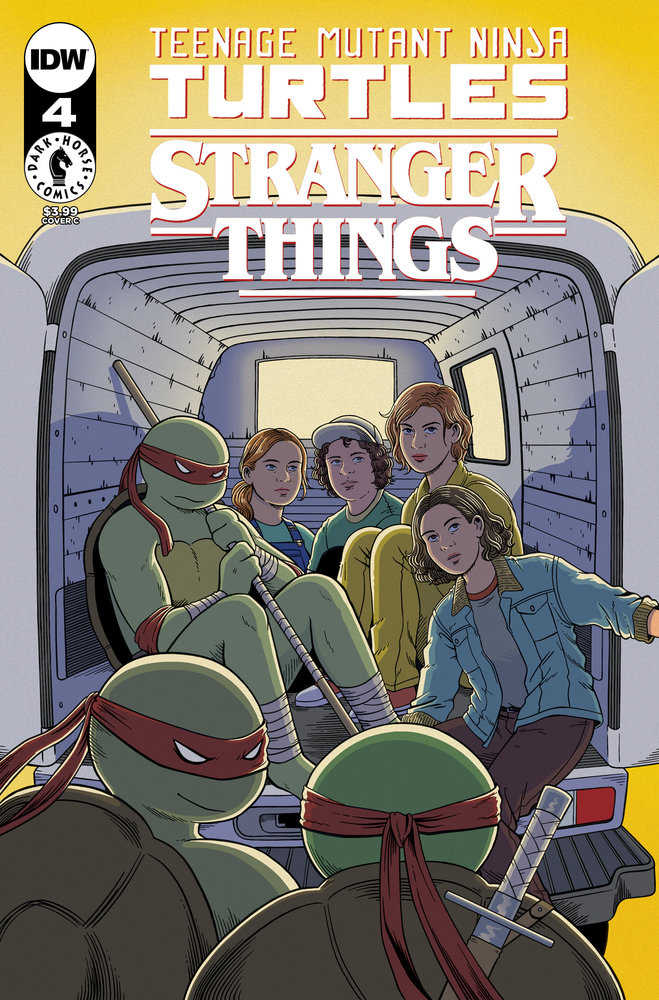Teenage Mutant Ninja Turtles X Stranger Things #4 Variant C (Woodall)