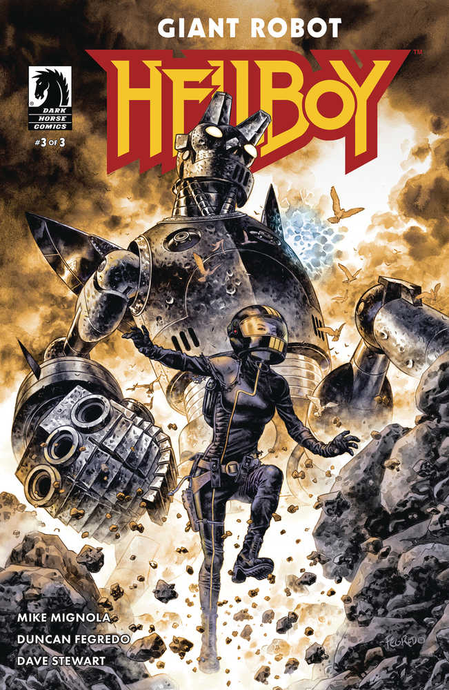 Giant Robot Hellboy #3 Cover A Fegredo