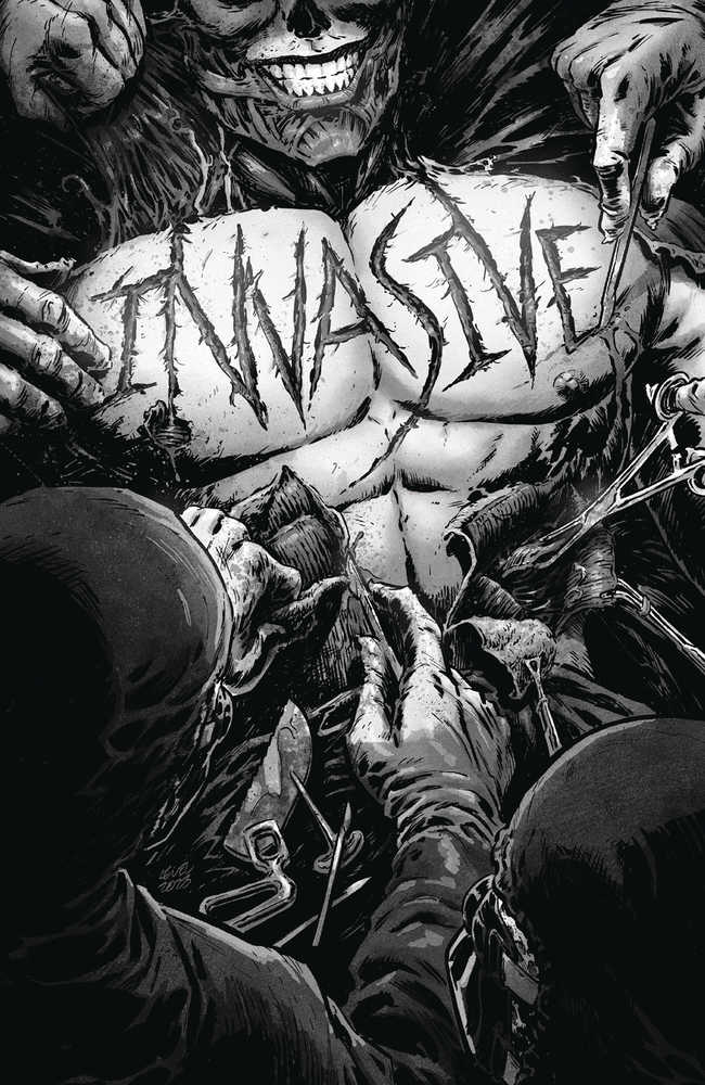 Invasive #1 Cover E 15 Copy Variant Edition Black & White Level (Mature)