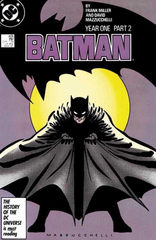 Batman #405 Facsimile Edition Cover A David Mazzucchelli