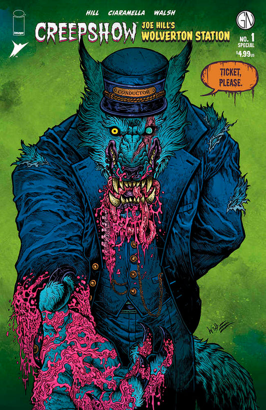 Creepshow Joe Hills Wolverton Station (One Shot) Cover C 1 in 10 Wolf Variant (Mature)