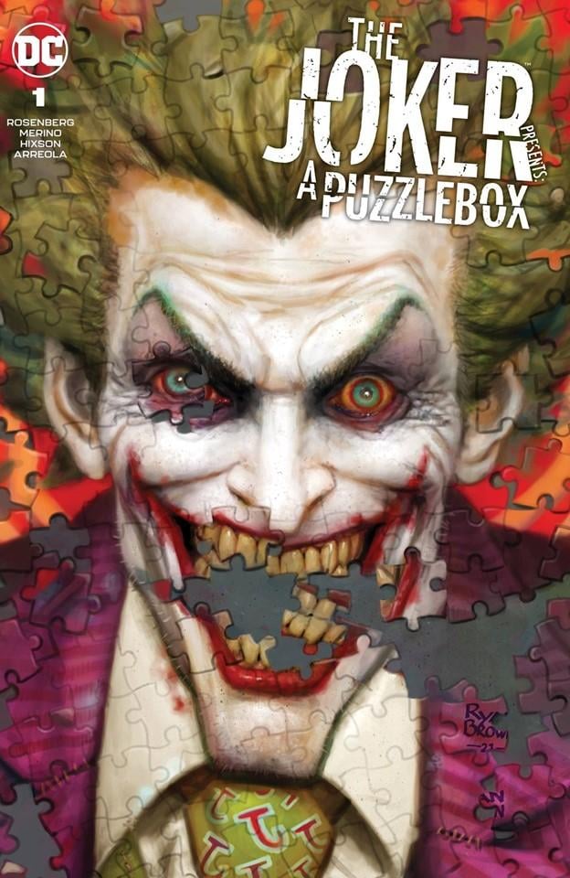Joker Presents A Puzzlebox #1 Ryan Brown Exclusive Variant (08/03/2021) - The One Stop Shop Comics & Games