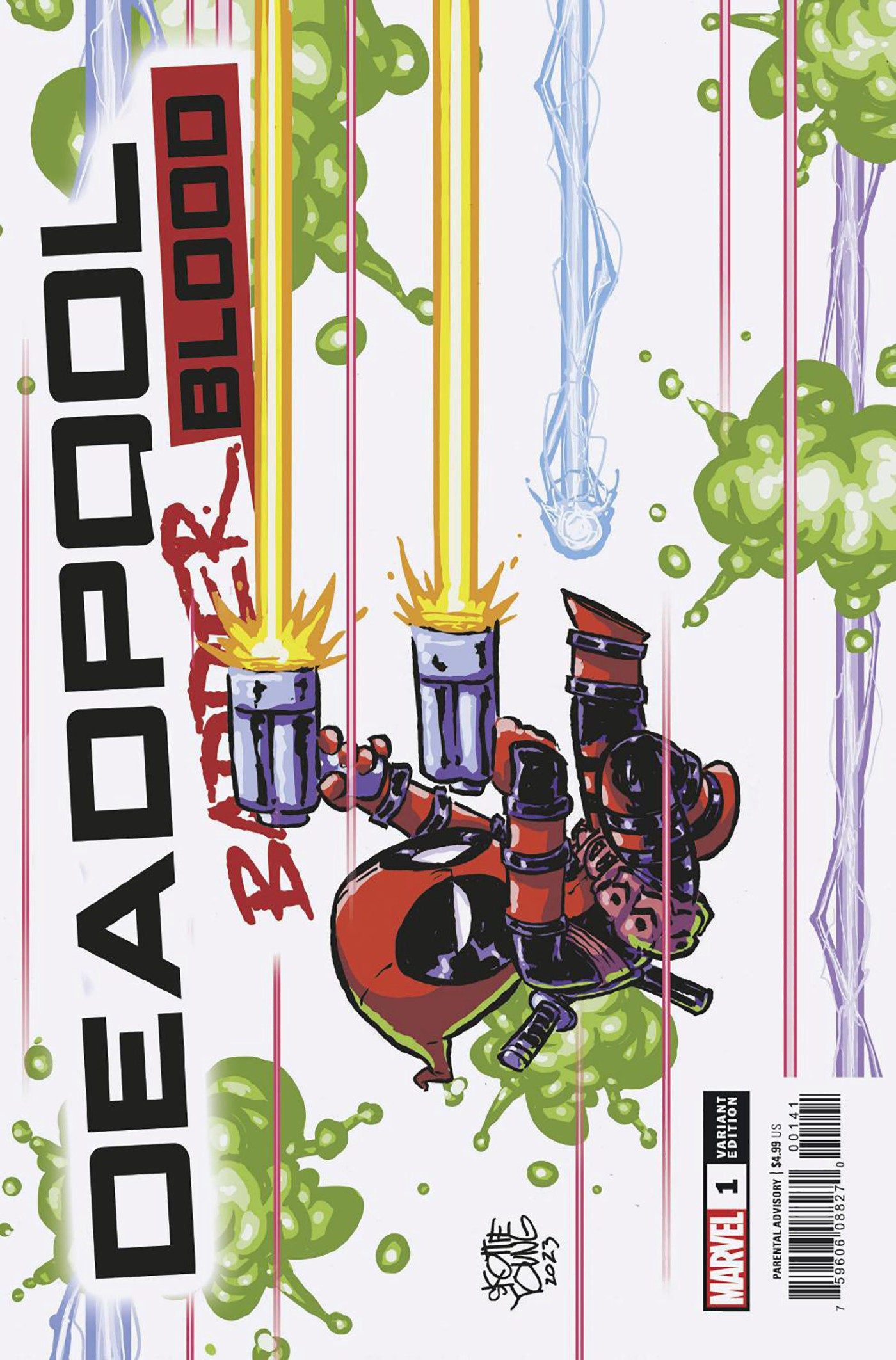 Deadpool: Badder Blood 1 Skottie Young Variant