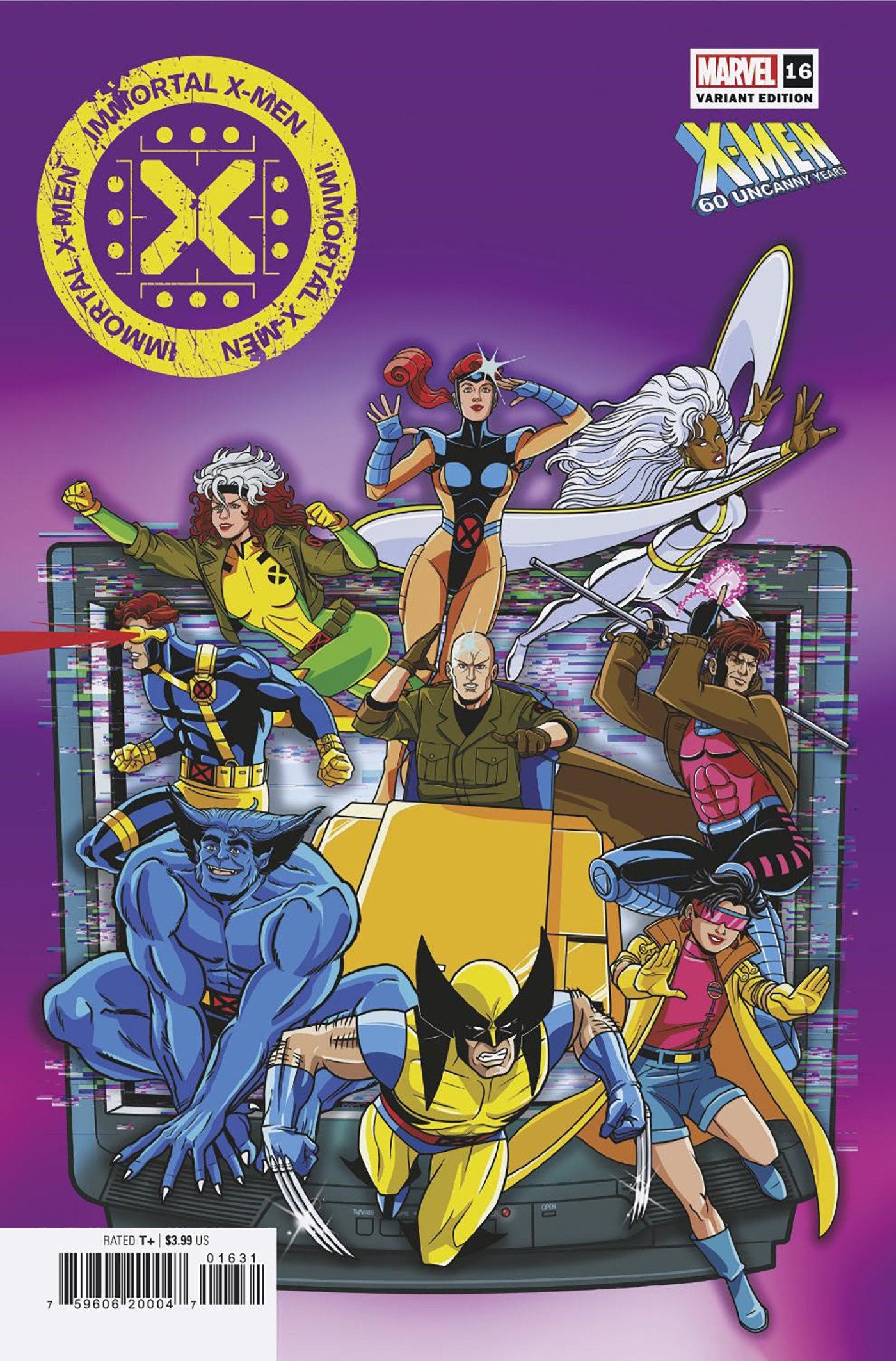 Immortal X-Men 16 Dan Veesenmeyer X-Men 60th Variant [Fall]