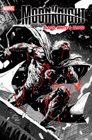 The One Stop Shop Comics & Games Moon Knight Black White Blood #2 (Of 4) (06/15/2022) MARVEL PRH