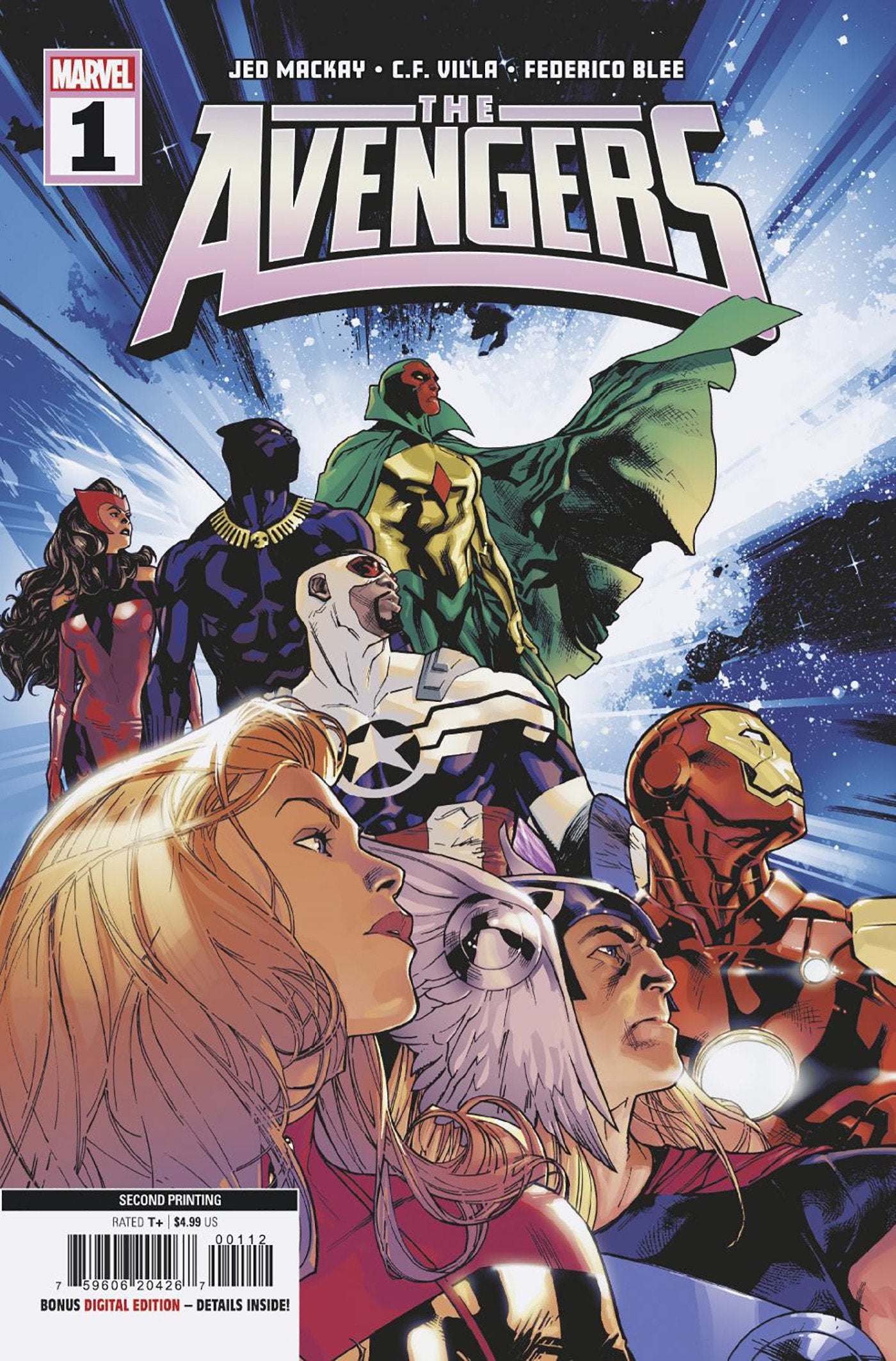 Avengers 1 Stuart Immonen 2nd Print Variant