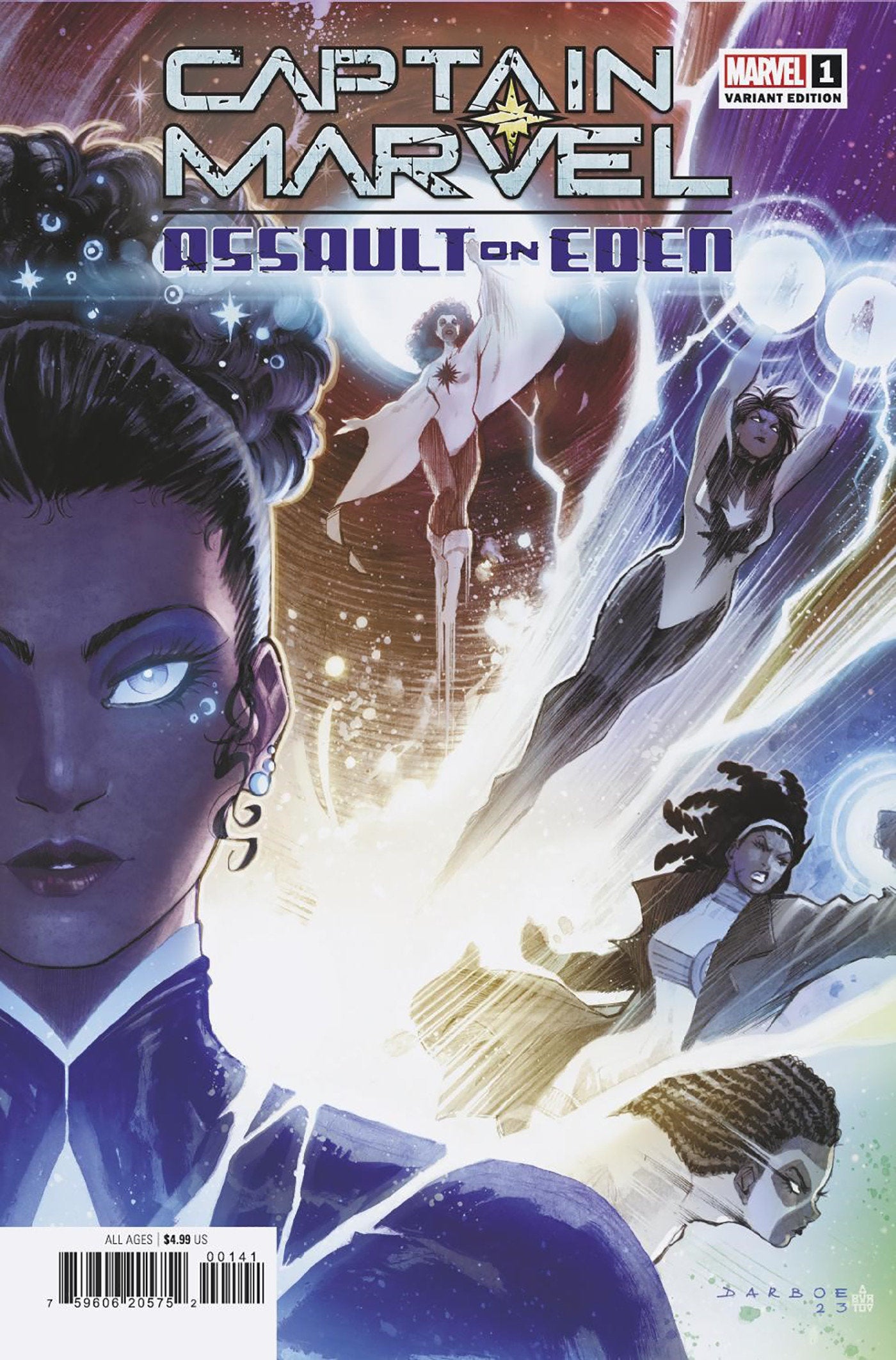 Captain Marvel Assault On Eden #1 Karen Darboe Variant