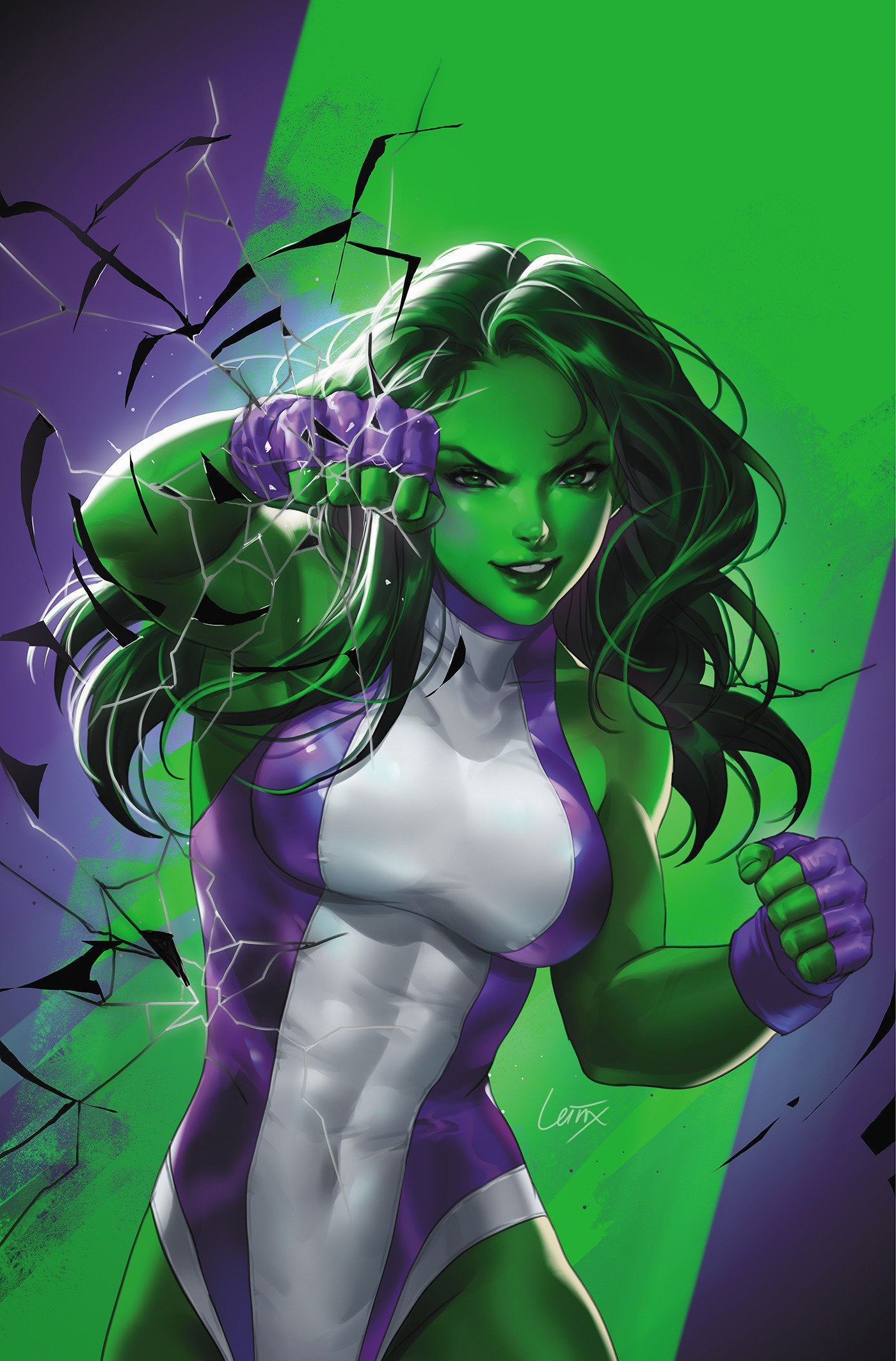 Sensational She-Hulk 1 Leirix She-Hulk Full Art Variant