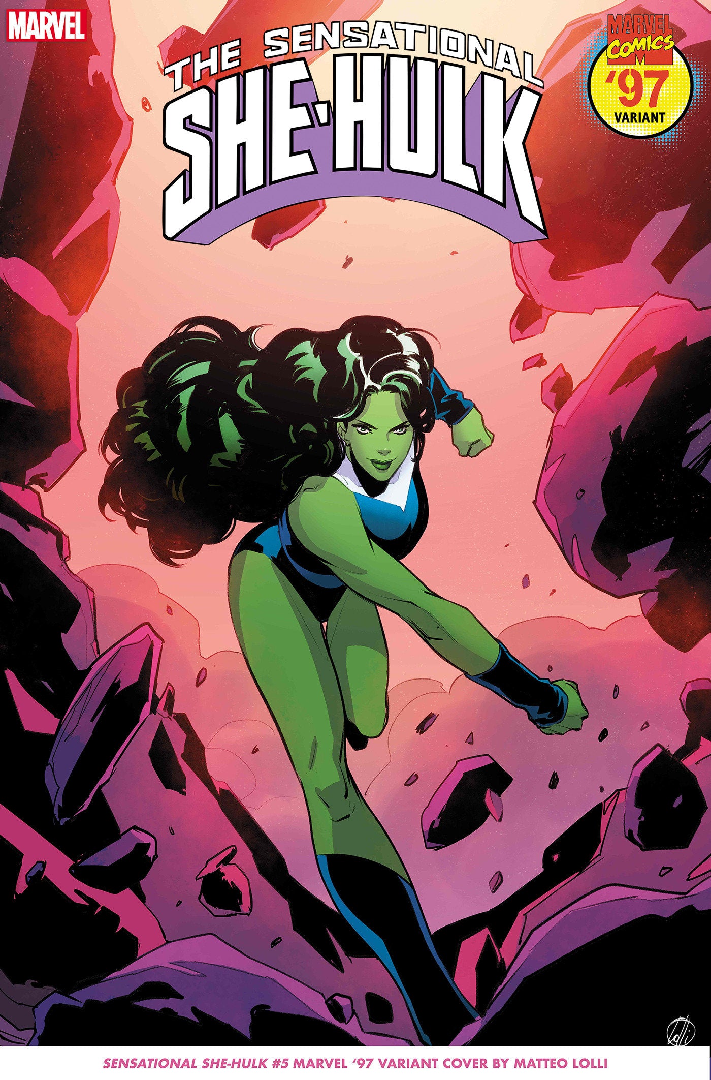 Sensational She-Hulk 5 Matteo Lolli Marvel 97 Variant