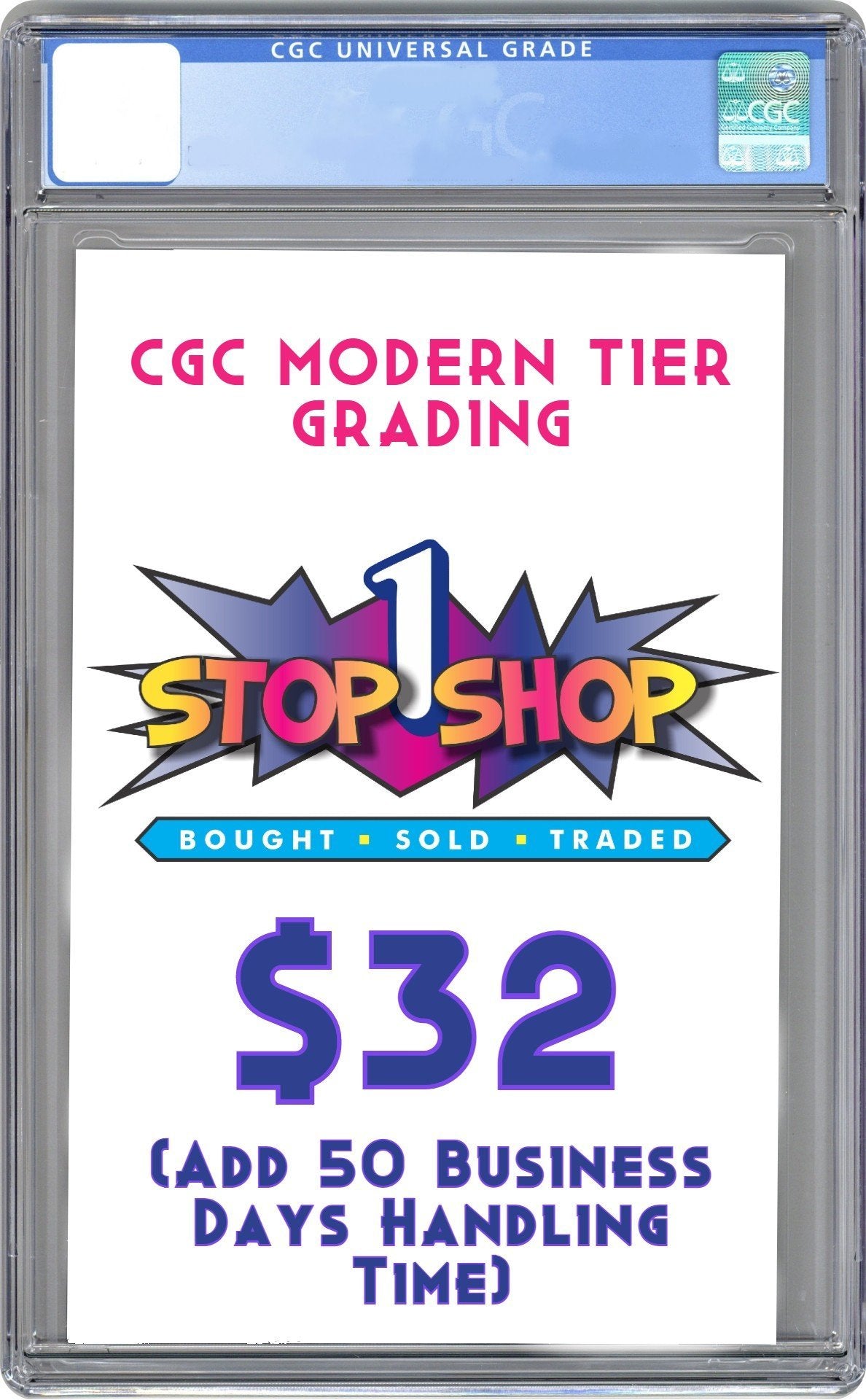 Cgc Comic Grading %product_vendow% - The One Stop Shop Comics & Games