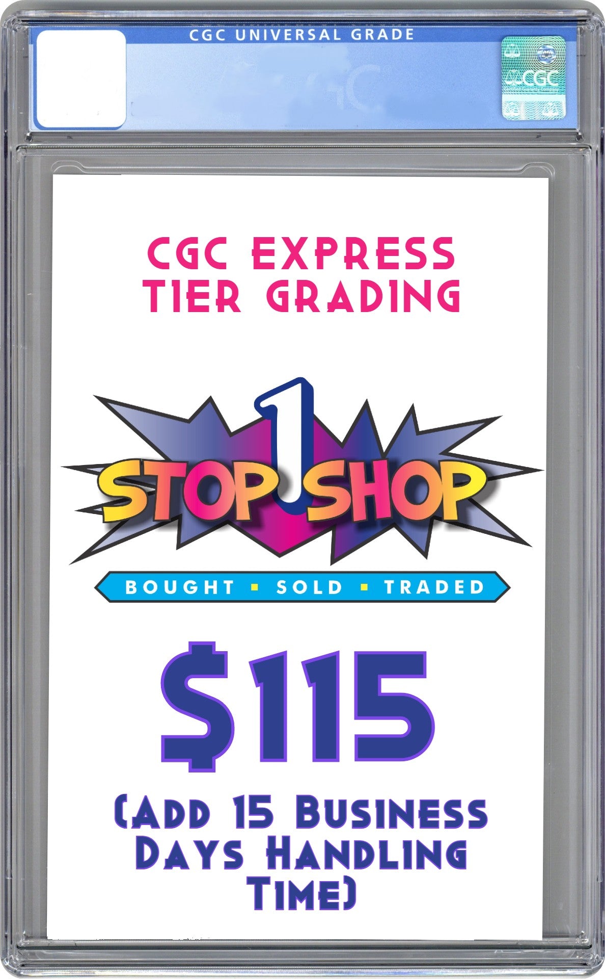 Cgc Comic Grading %product_vendow% - The One Stop Shop Comics & Games
