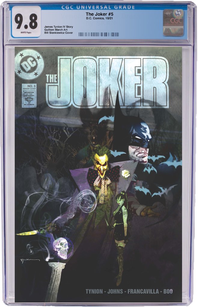 The One Stop Shop Comics & Games Joker #5 Bill Sienkiewicz Exclusive Cover DC Comics