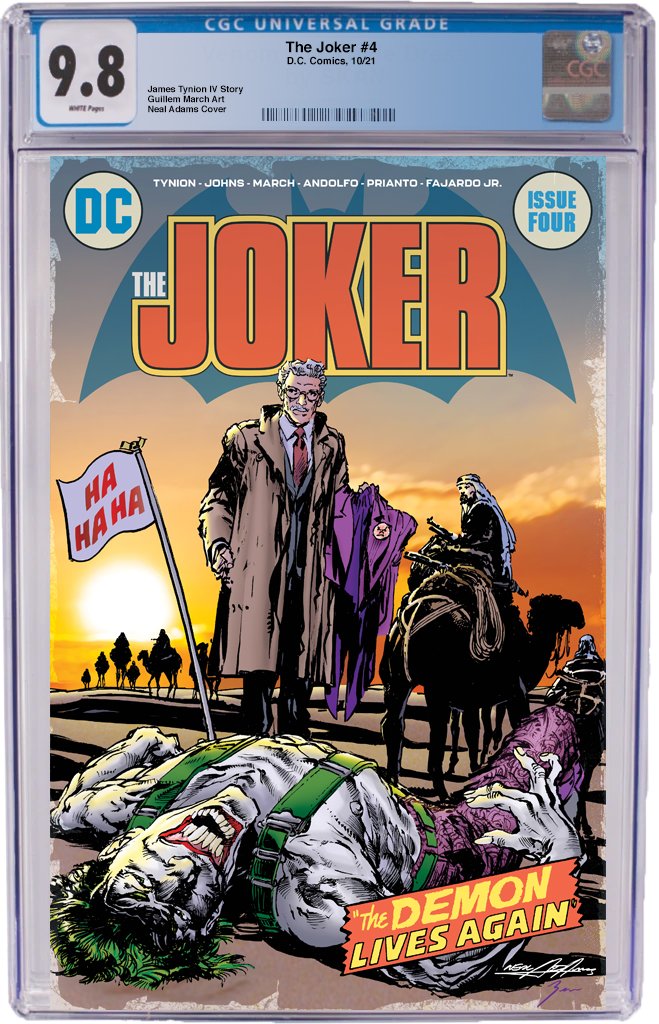 The One Stop Shop Comics & Games Joker #4 Neal Adams Exclusive Cover DC Comics