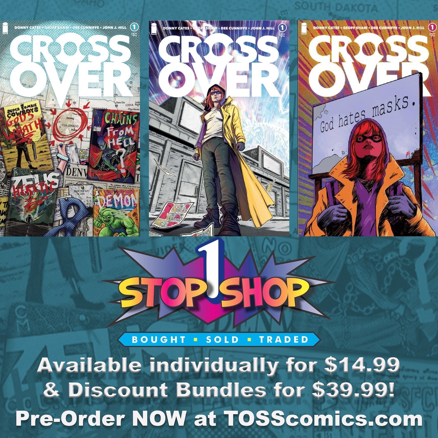 Crossover #1 3 Cover Exclusive Variant Bundle (11/4/2020) %product_vendow% - The One Stop Shop Comics & Games