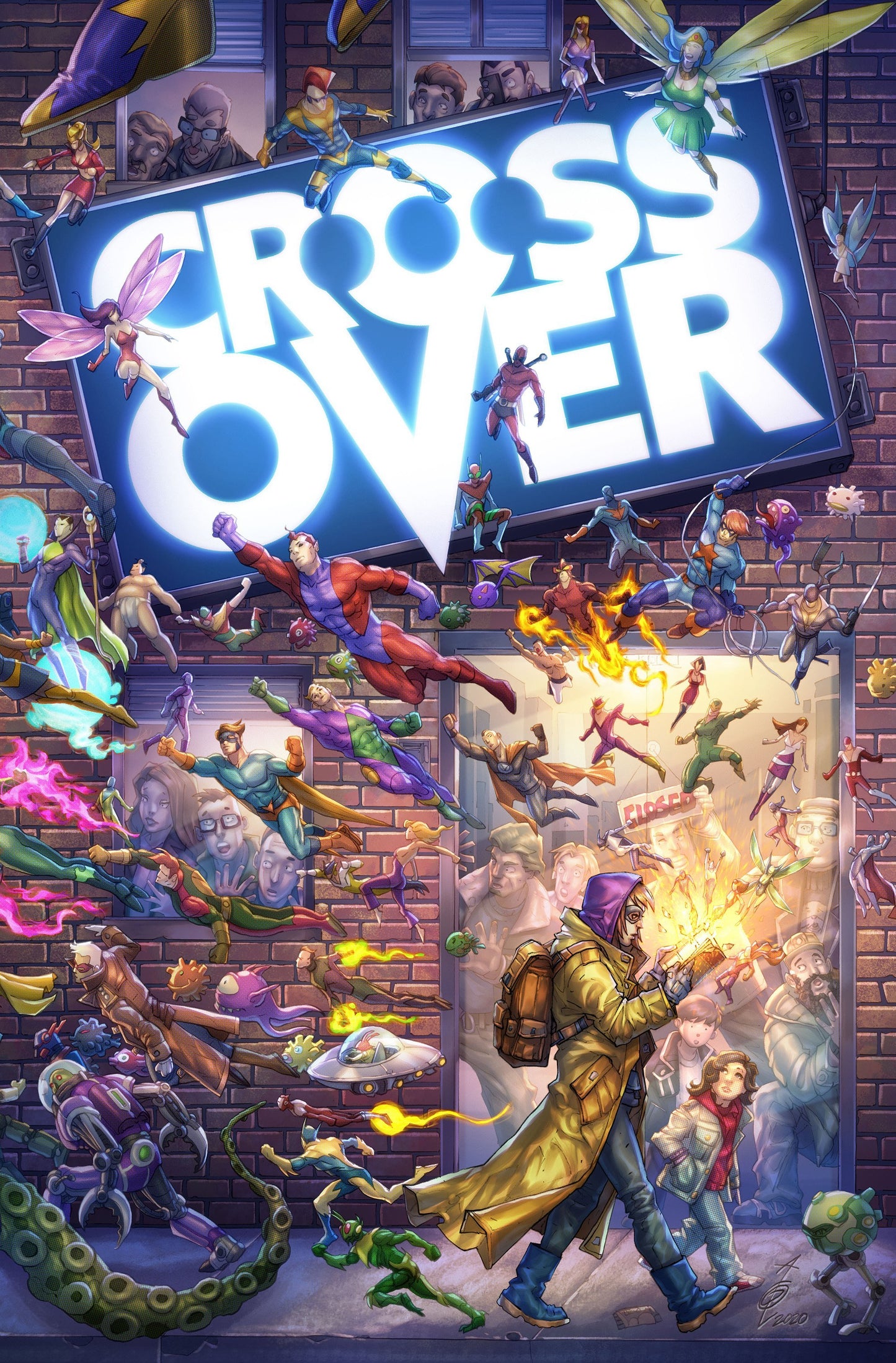 Crossover #2 Alan Quah Exclusive Variant (12/09/2020) %product_vendow% - The One Stop Shop Comics & Games