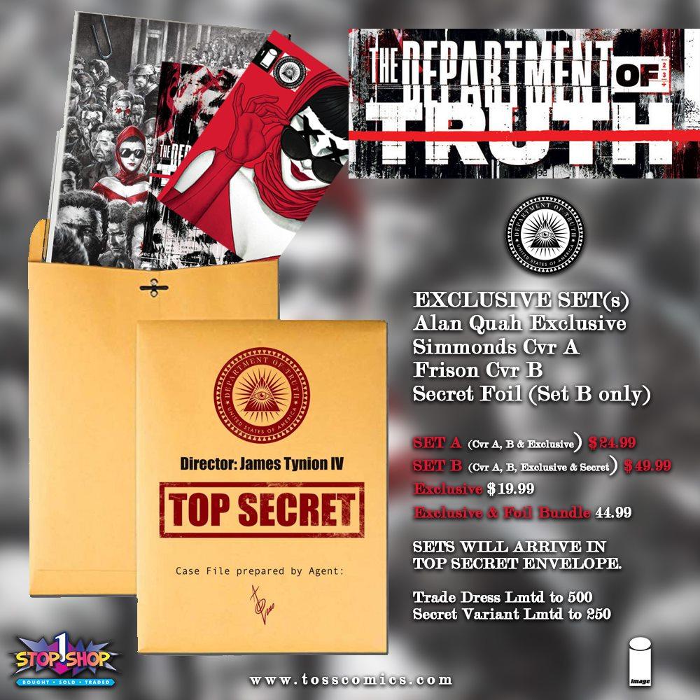 Department Of Truth #1 Alan Quah Exclusive Variant (Mr) (09/30/2020) %product_vendow% - The One Stop Shop Comics & Games