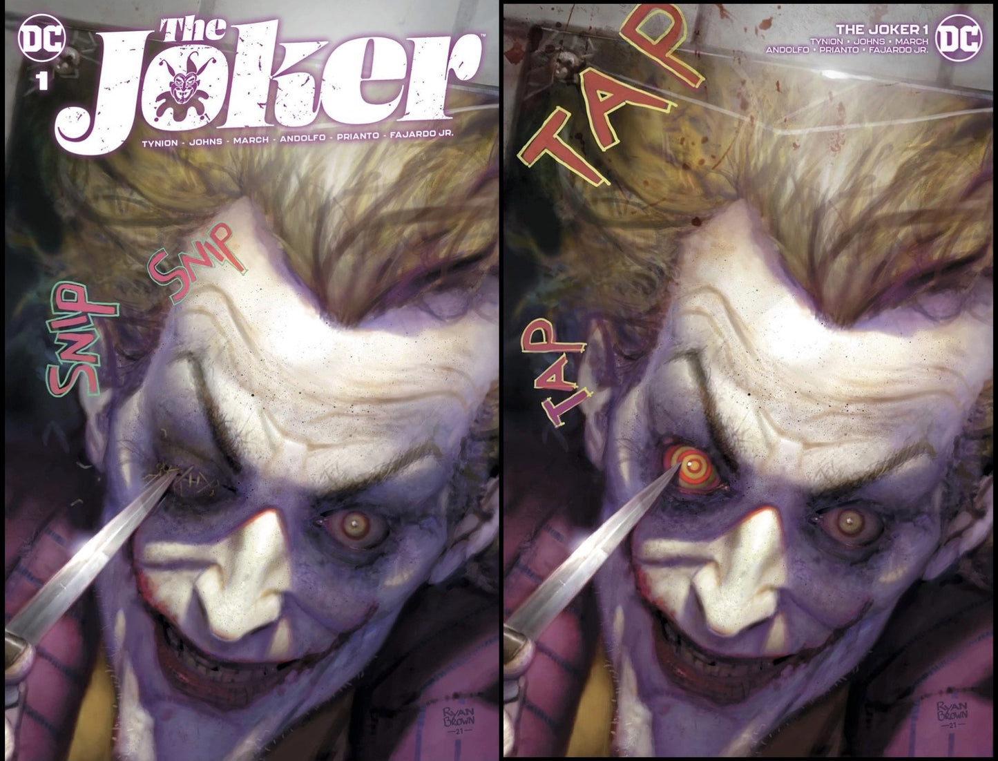 Joker #1 Ryan Brown Limited Variant (03/09/2021) %product_vendow% - The One Stop Shop Comics & Games