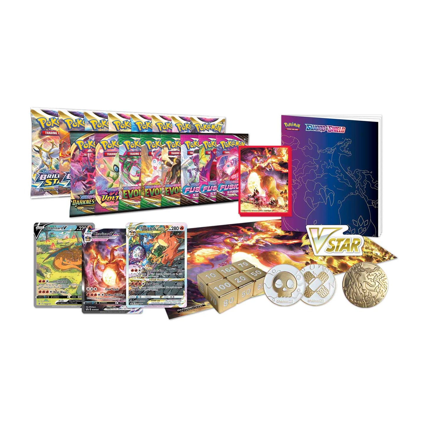 Pokemon TCG - Sword & Shield - Charizard Ultra-Premium Collection