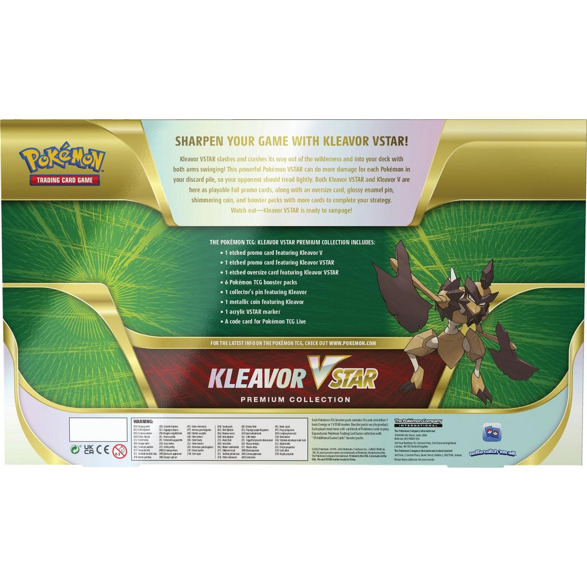 The One Stop Shop Comics & Games Pokémon TCG: Kleavor VSTAR Premium Collection Pokemon