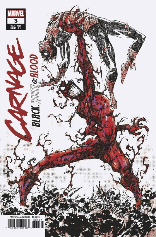 Carnage Black White And Blood #3 (Of 4) McCrea Var (5/5/2021) %product_vendow% - The One Stop Shop Comics & Games