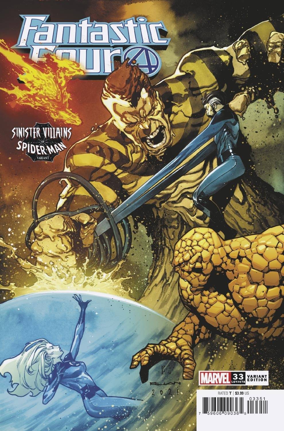Fantastic Four #33 Ruan Spider-Man Villains Var (06/16/2021) %product_vendow% - The One Stop Shop Comics & Games