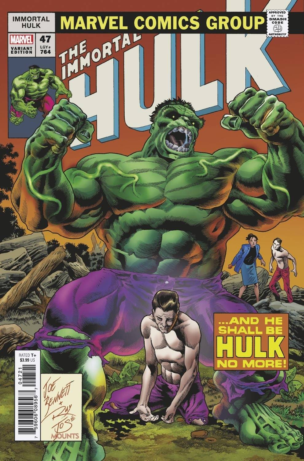 Immortal Hulk #47 Bennett Homage Var (06/02/2021) %product_vendow% - The One Stop Shop Comics & Games