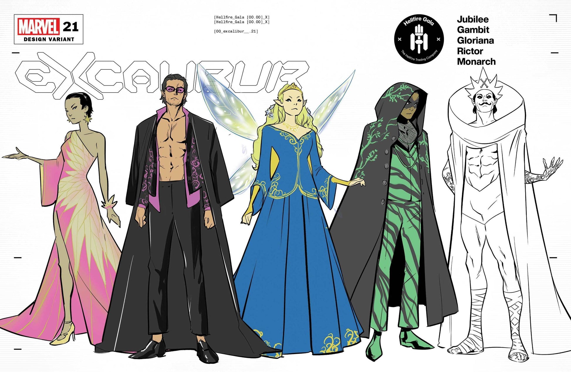 Excalibur #21 To Character Design Var Gala (06/09/2021) %product_vendow% - The One Stop Shop Comics & Games