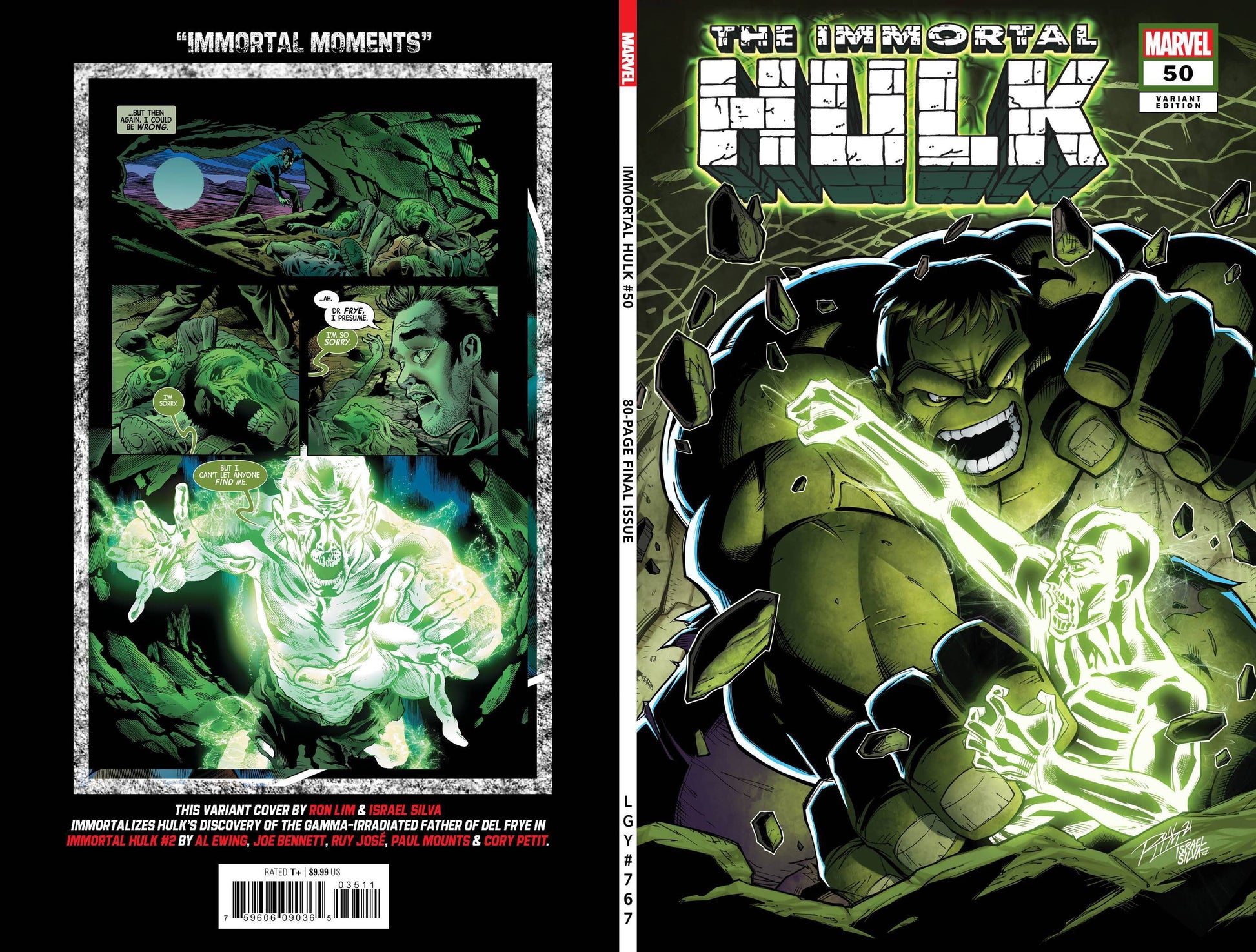 Immortal Hulk #50 Ron Lim Var (10/13/2021) - The One Stop Shop Comics & Games