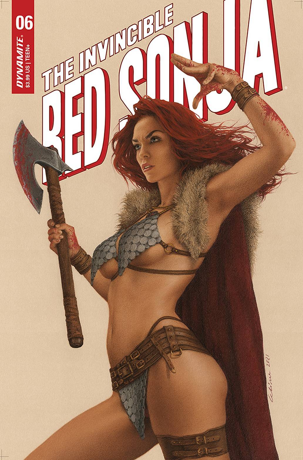 Invincible Red Sonja #6 Cvr C Celina (10/13/2021) - State of Comics