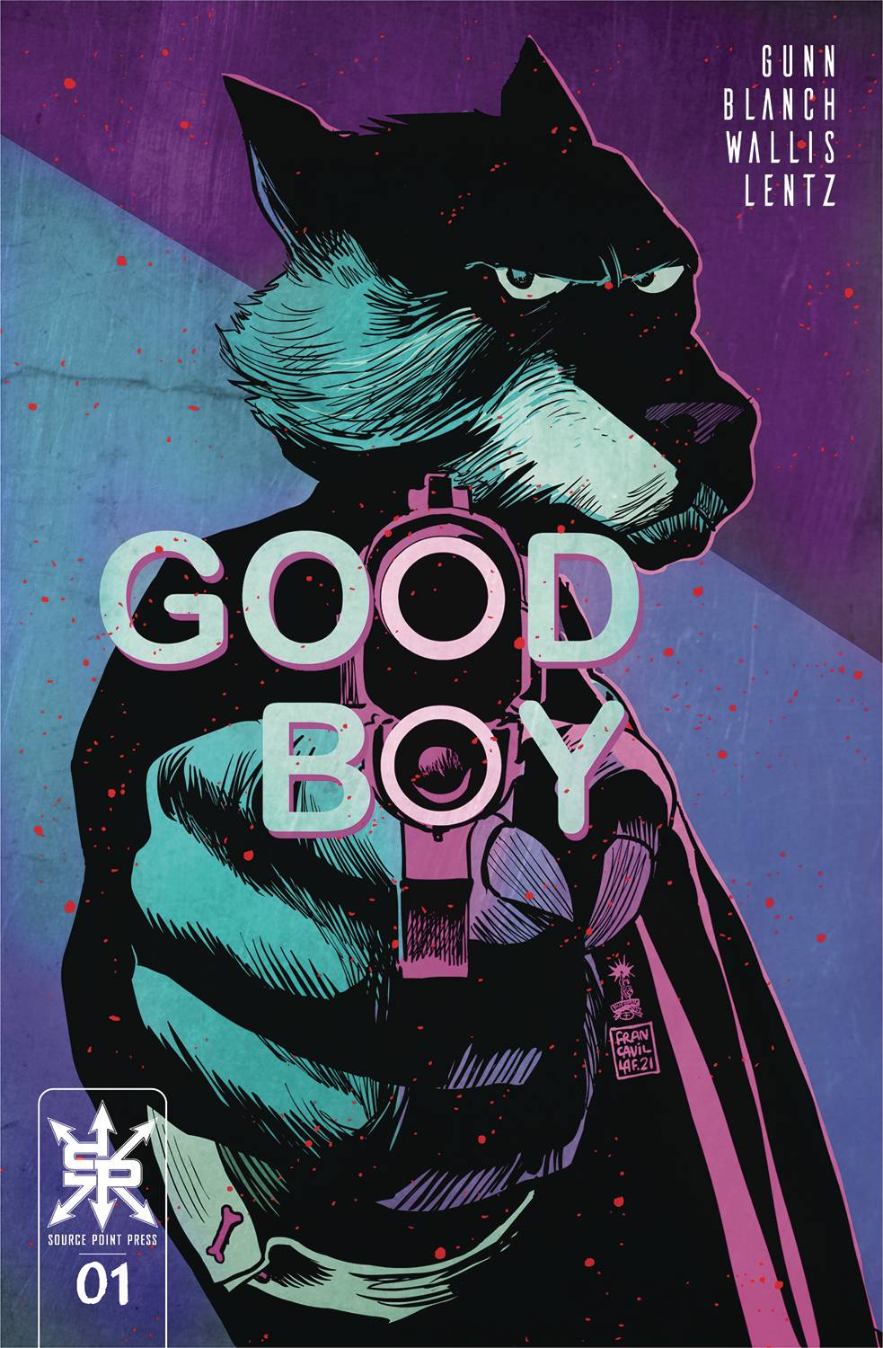 The One Stop Shop Comics & Games Good Boy #1 (Of 3) Cvr B Francavilla (Mr) (11/24/2021) SOURCE POINT PRESS