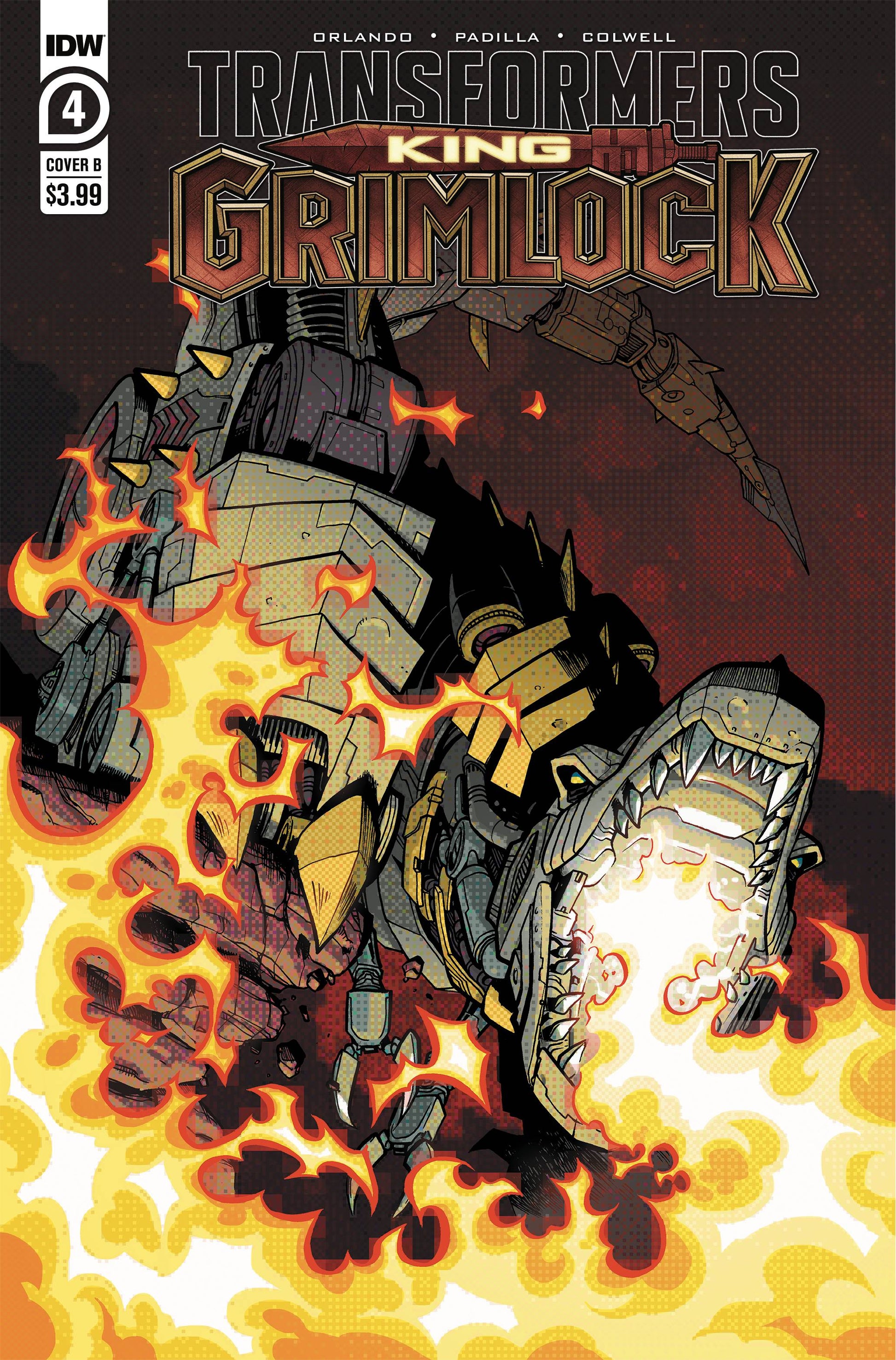 Transformers King Grimlock #4 (Of 5) Cvr B Kyriazis (11/03/2021) - The One Stop Shop Comics & Games