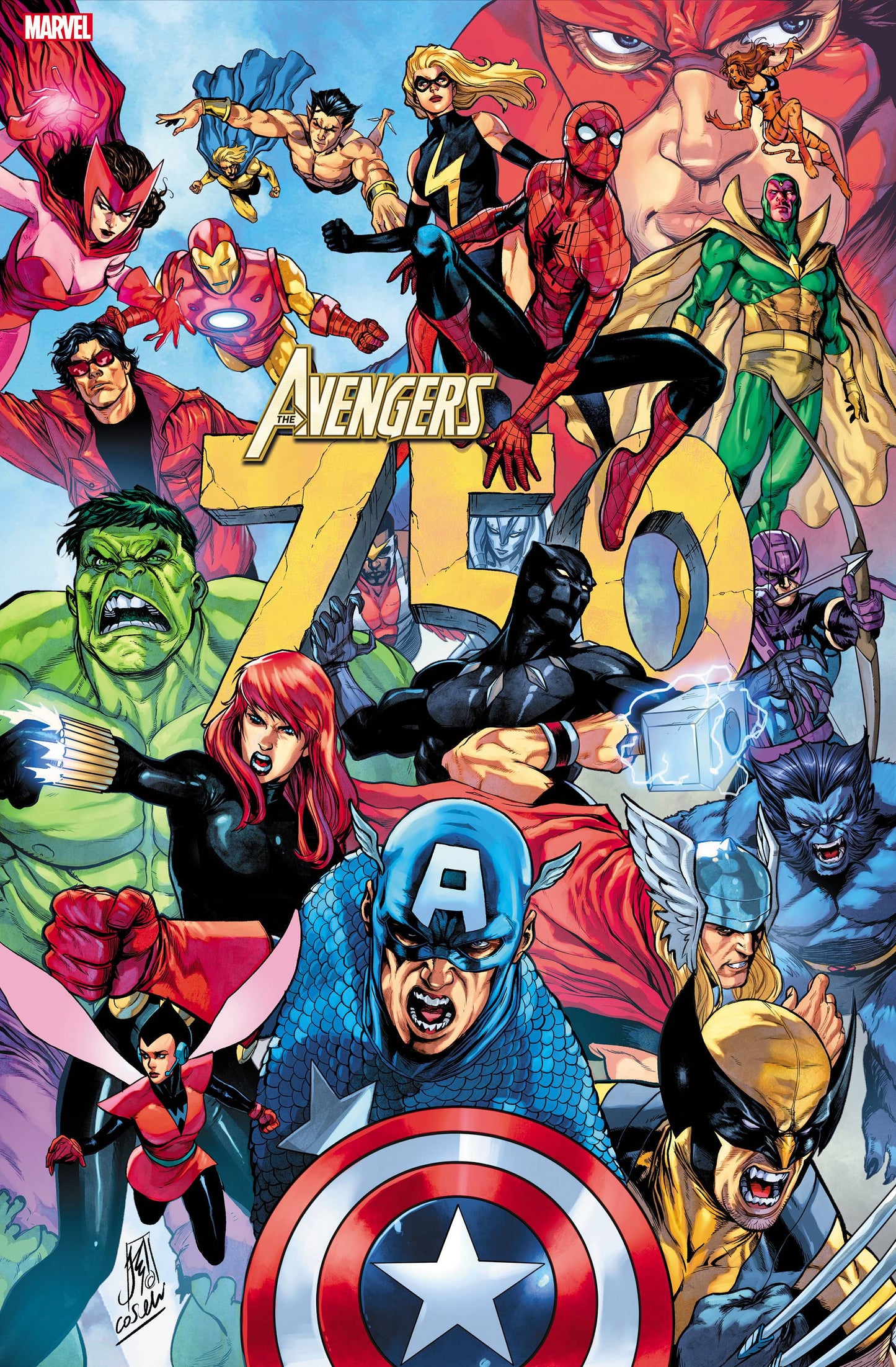 The One Stop Shop Comics & Games Avengers #50 Caselli Var (11/17/2021) MARVEL PRH