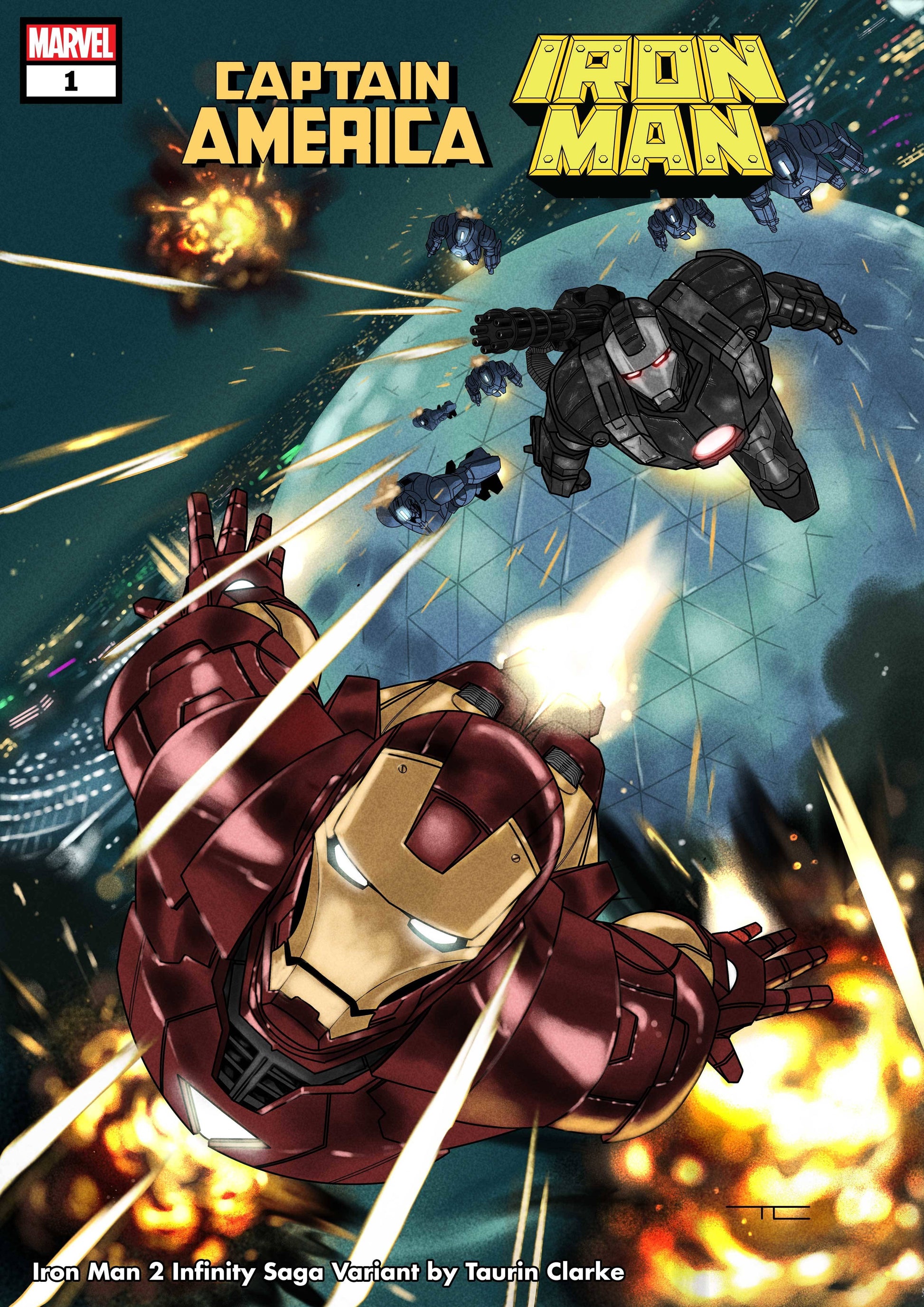 Captain America Iron Man #1 (Of 5) Kubert Infinity Saga Var (11/03/2021) - The One Stop Shop Comics & Games