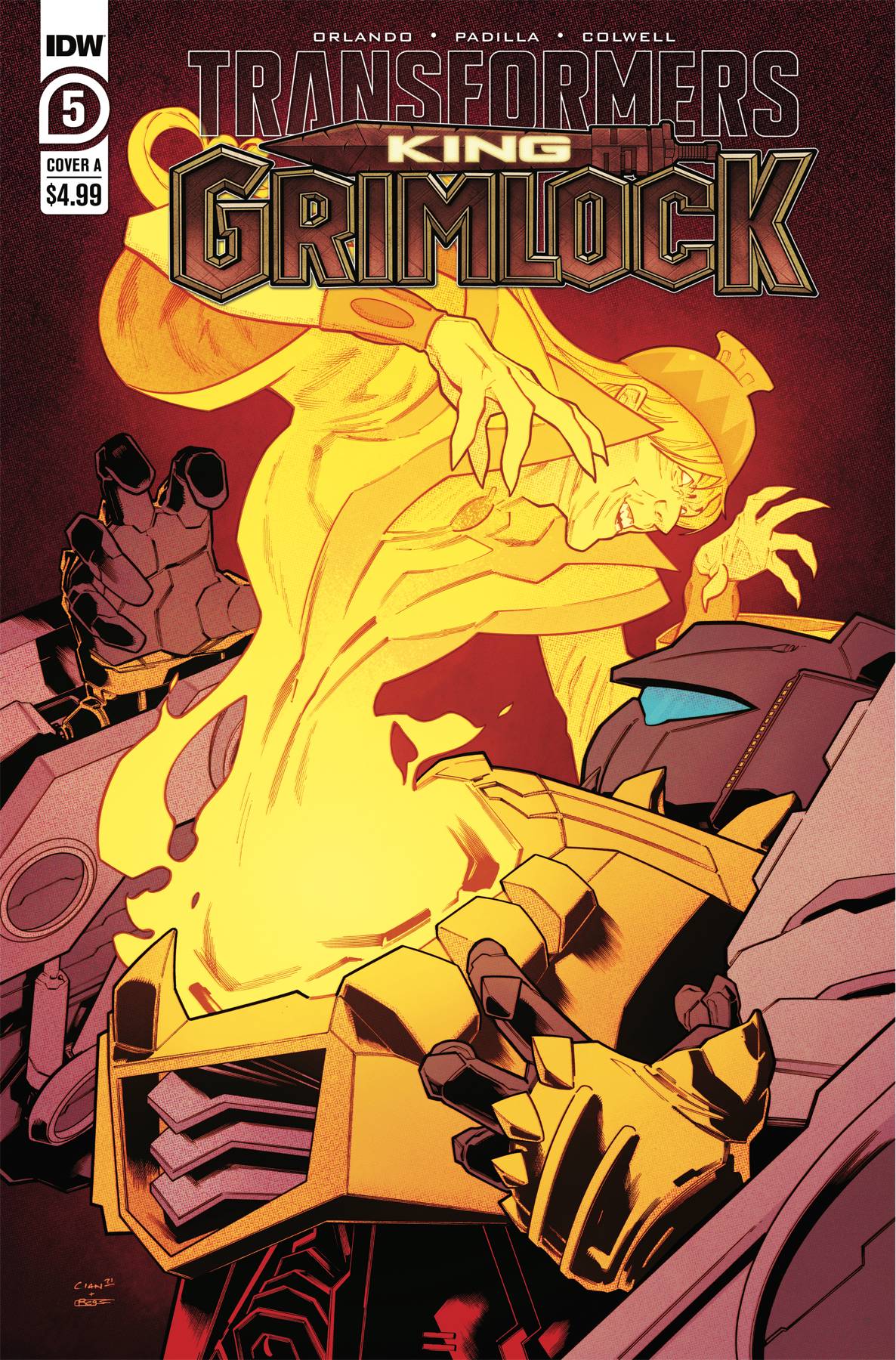 Transformers King Grimlock #5 (Of 5) Cvr A Tormey (12/08/2021) - The One Stop Shop Comics & Games