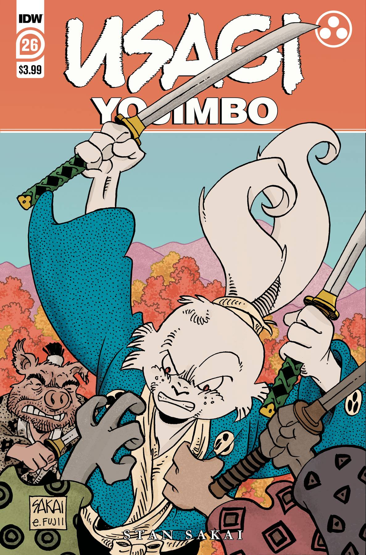 Usagi Yojimbo #26 Cvr A Sakai (02/16/2022) - The One Stop Shop Comics & Games