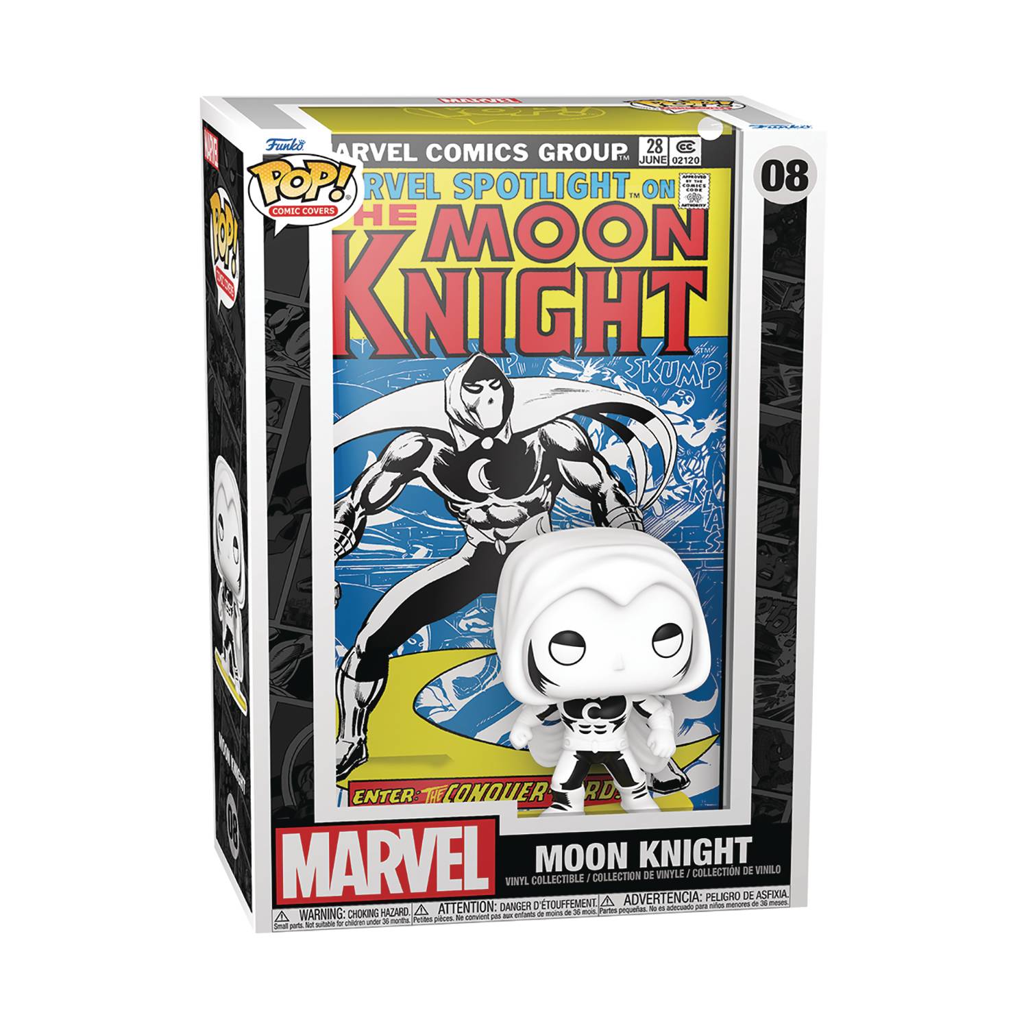 The One Stop Shop Comics & Games Special Marvel Moon Knight Pop + Comic Cover FUNKO