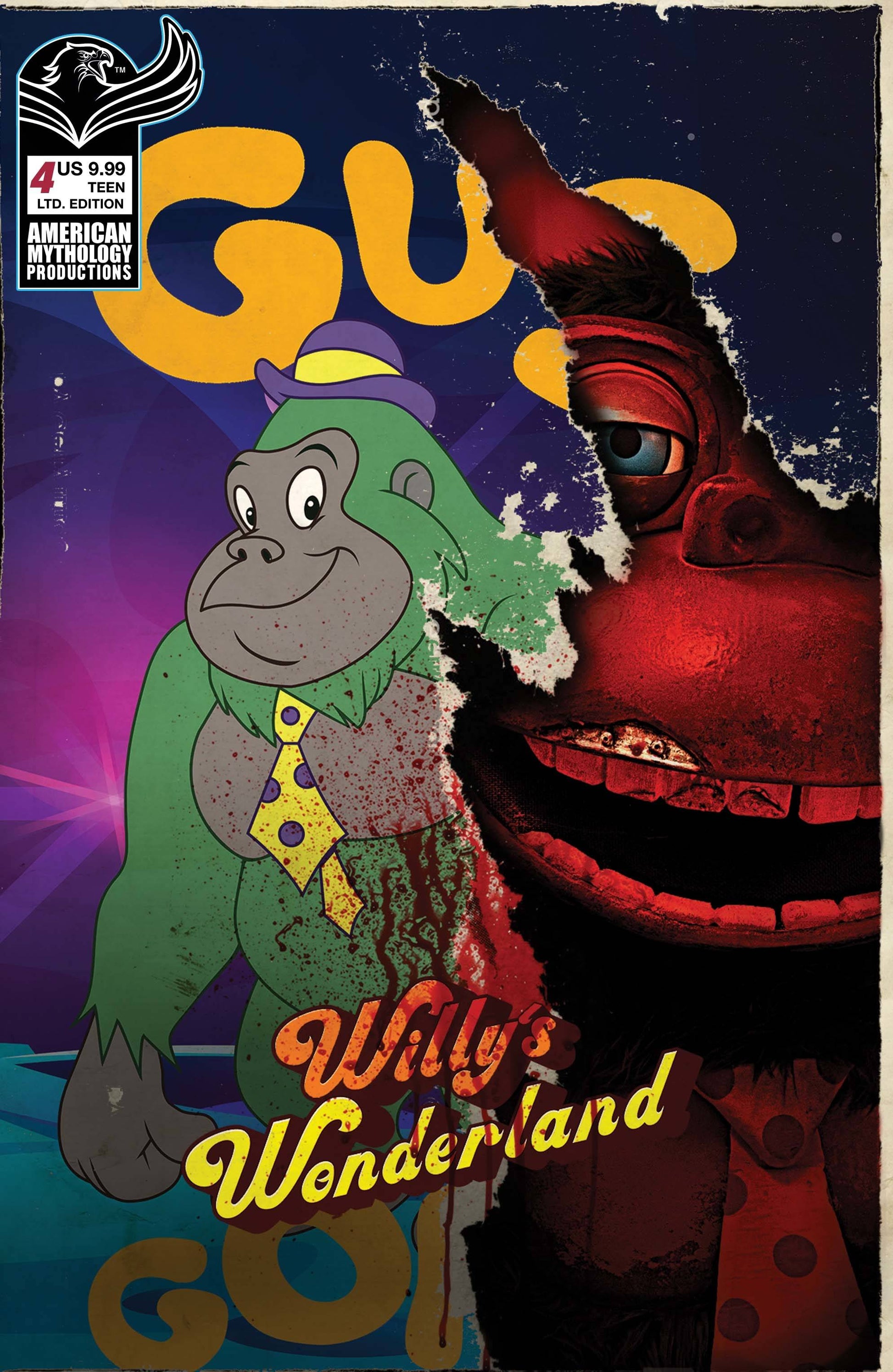 The One Stop Shop Comics & Games Willys Wonderland Prequel #4 Cvr C Ltd Ed Slashin Time Movie (05/25/2022) AMERICAN MYTHOLOGY PRODUCTIONS