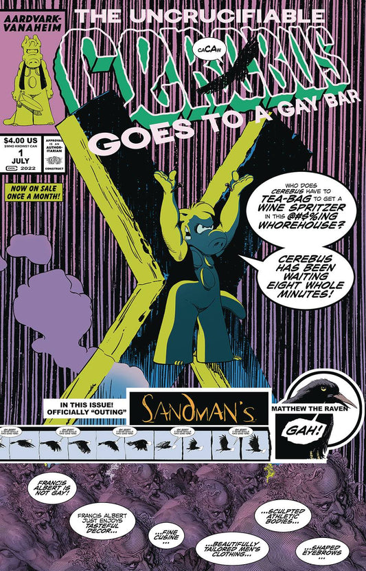 The One Stop Shop Comics & Games Cih Presents Uncrucifiable Cerebus Gay Bar One Shot (C: 0-1- (07/27/2022) AARDVARK VANAHEIM