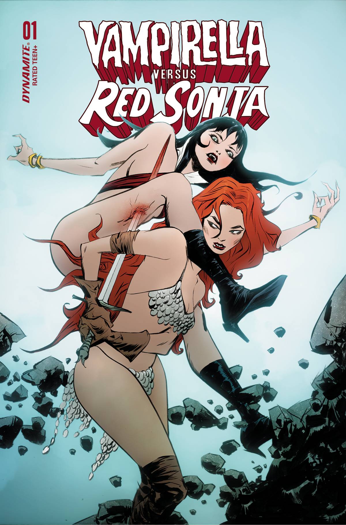 The One Stop Shop Comics & Games Vampirella Vs Red Sonja #1 Cvr D Lee (11/02/2022) DYNAMITE