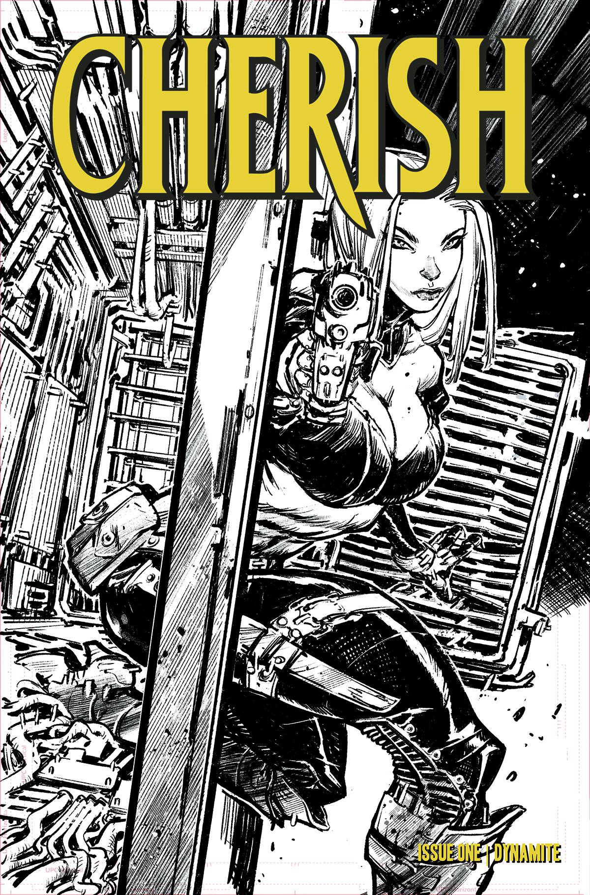 The One Stop Shop Comics & Games Cherish #1 Cvr E 10 Copy Incv Canete B&W (11/02/2022) DYNAMITE
