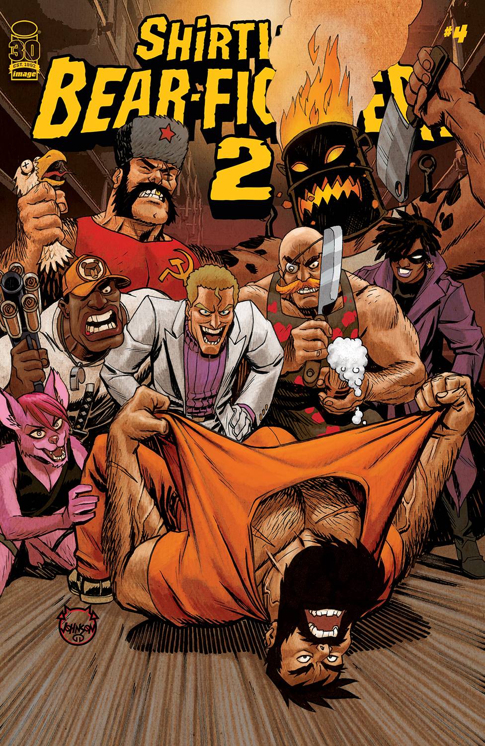 The One Stop Shop Comics & Games Shirtless Bear-Fighter 2 #4 (Of 7) Cvr A Johnson (11/16/2022) IMAGE COMICS